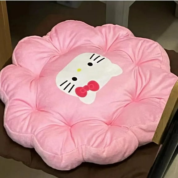 Sanrio Hello Kitty Soft Plush Cushion Anime Home Chair Office Kawaii Comfortable Cartoon Student Sedentary Butt Mat Kid Gift