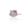 thumbnail image 1 of Sanrio Hello Kitty Stainless Steel (316L) Nose Stud - Hello Kitty Crystal, Authentic Officially Licensed, 1 of 5