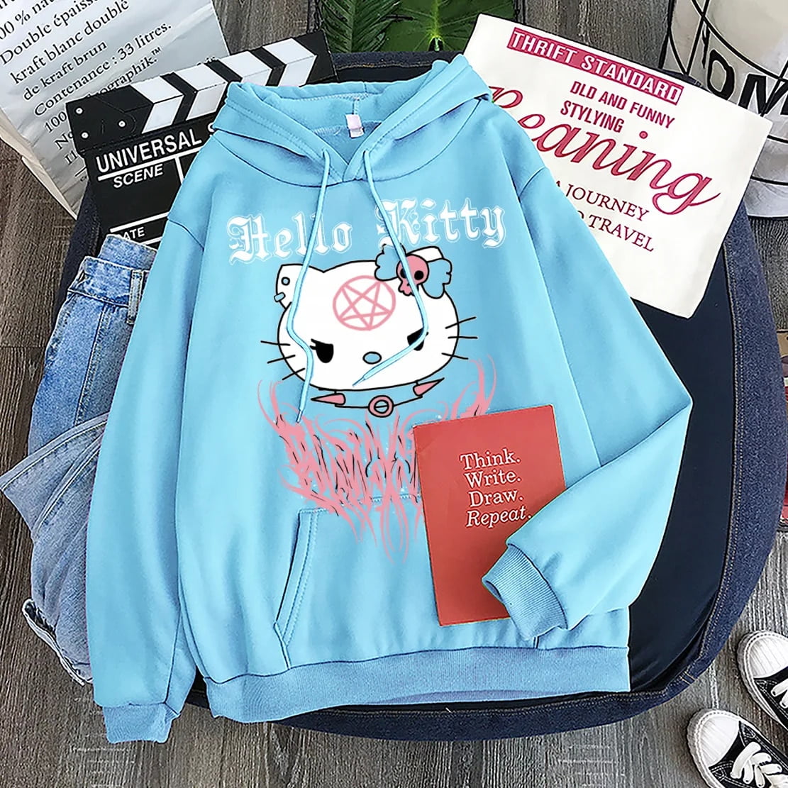 Y2K】icecreamcolur kitty paint hoodie パーカー