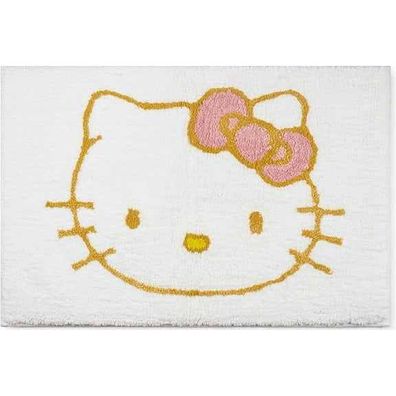 Sanrio Hello Kitty Stars 20 x 30 Inches Rectangle Tufted Bath Rug