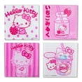 thumbnail image 1 of Sanrio Hello Kitty Strawberry Milk Glass Coasters | Set of 4, 1 of 8