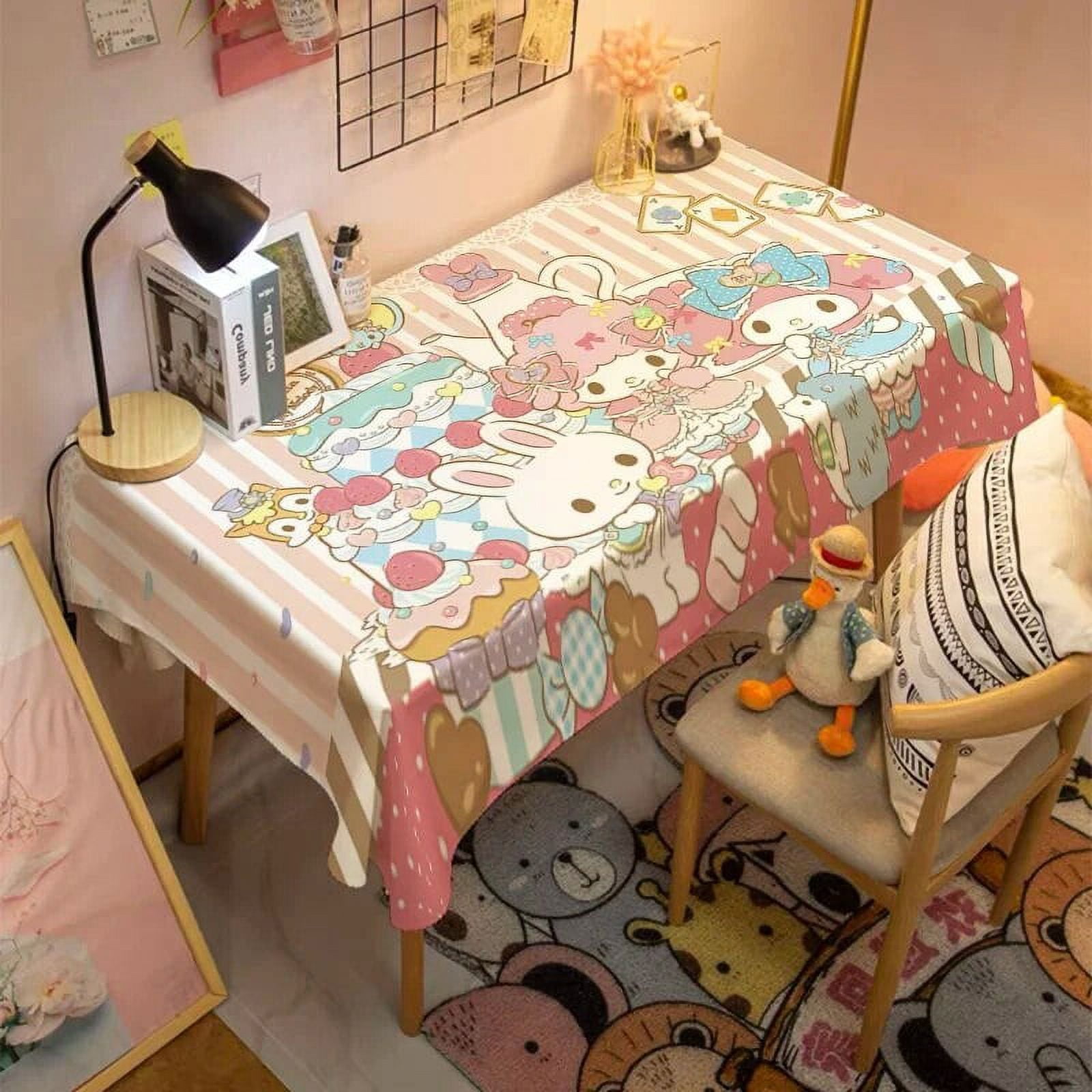 Sanrio Hello Kitty Table Cloth Kuromi Melody Cartoon Tablecloth ...