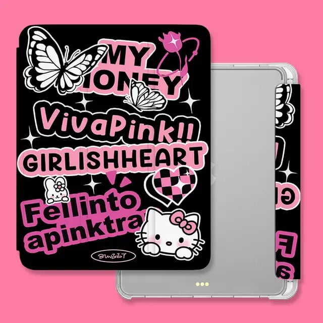Sanrio Hello Kitty Tablet Case for iPad Air 1 2 3 Mini 4 5 6 iPad Pro