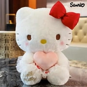 Sanrio Hello Kitty Throw Pillow Cinnamoroll Stuffed Toys Cute Plush Toys Kawaii Baby Christmas Gifts Children Dolls For Girls