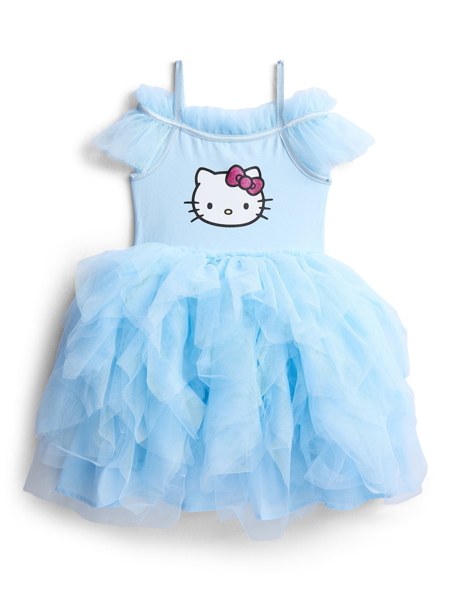 Sanrio Hello Kitty Baby and Toddler Girls Glitter Tutu Dress, Sizes 0 ...