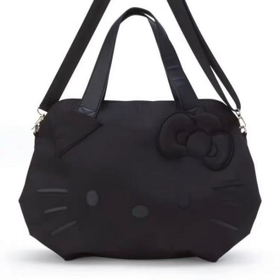 Sanrio Hello Kitty Travel Bag Women's Cartoon Cute KT Large Capacity Adjustable Trolley Box Short Trip Single Shoulder Tote Bag