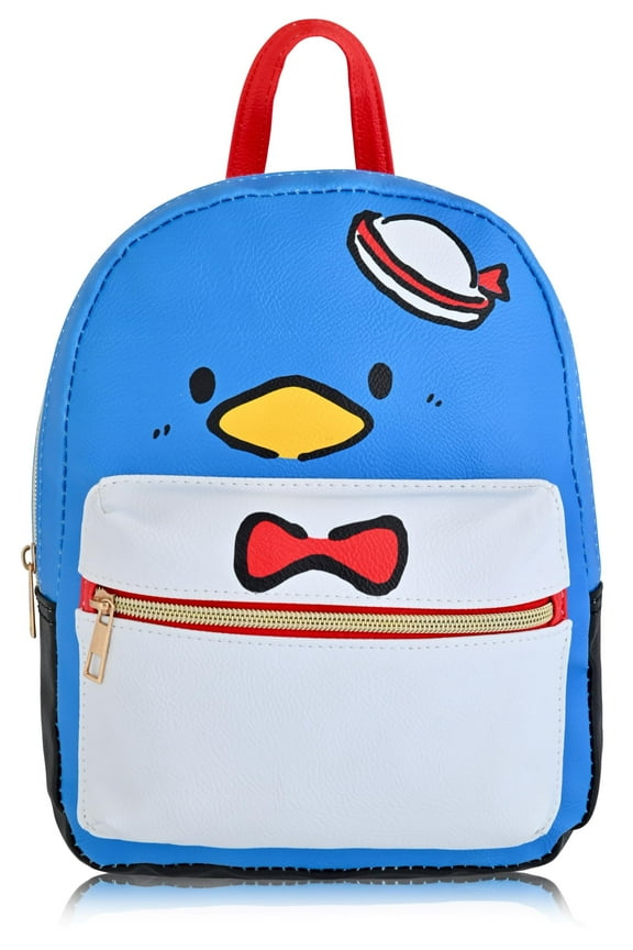 Sanrio Hello Kitty Tuxedo Sam Backpack for Women, Men, Unisex | Cute PU Leather 10" Hello Kitty and Friends Mini Backpack Purse Shoulder Purse | Hello Kitty Bag and Hello Kitty Accessories
