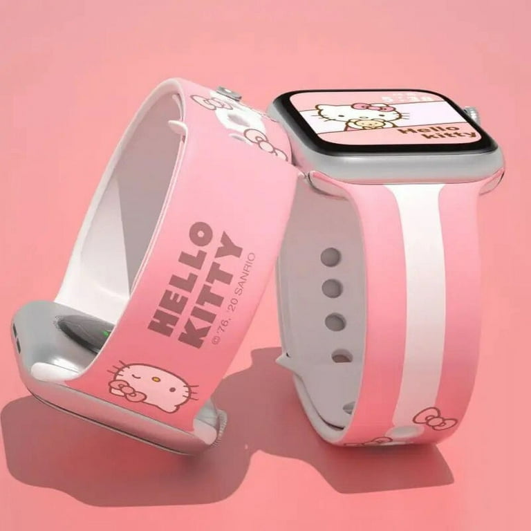 Sanrio Hello Kitty WatchBands Strap for Apple iWatch Kawaii Pink