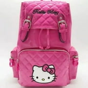 Sanrio Hello Kitty Y2K Spicy Girl PU Gothic Backpack Japanese Fashion Harajuku Large Capacity School Bag Female Cute Travel Bags