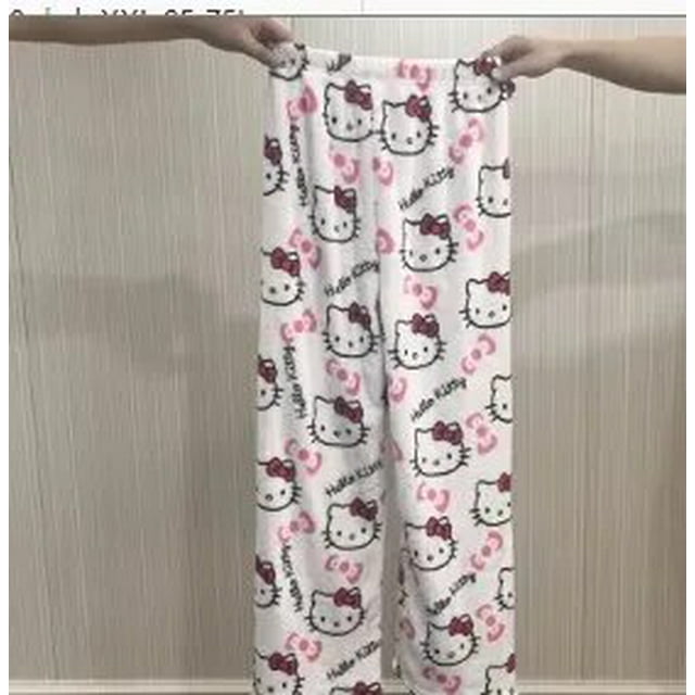 Sanrio Hello Kitty Y2k Sanrio Pajamas Pants Women Pjs Household Dress ...