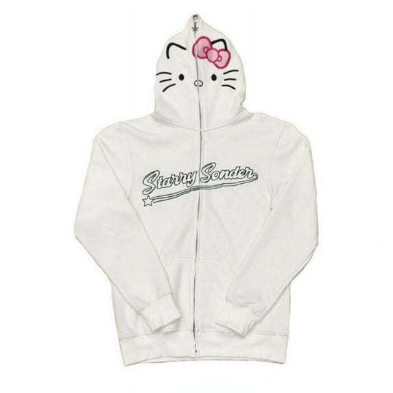 Sanrio Hello Kitty Zip Up Hoodie Women Y2k Clothing Kawaii Fashion Retro Hip-hop Harajuku Sweatshirt Print Hoodie Casual Tops