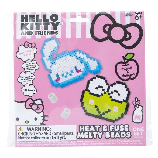 Sanrio Hello Kitty and Friends Heat & Fuse Melty Beads Craft Kits