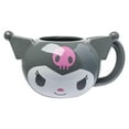 thumbnail image 1 of Sanrio Kuromi Face 20 Ounce 3D Sculpted Ceramic Mug, 1 of 7