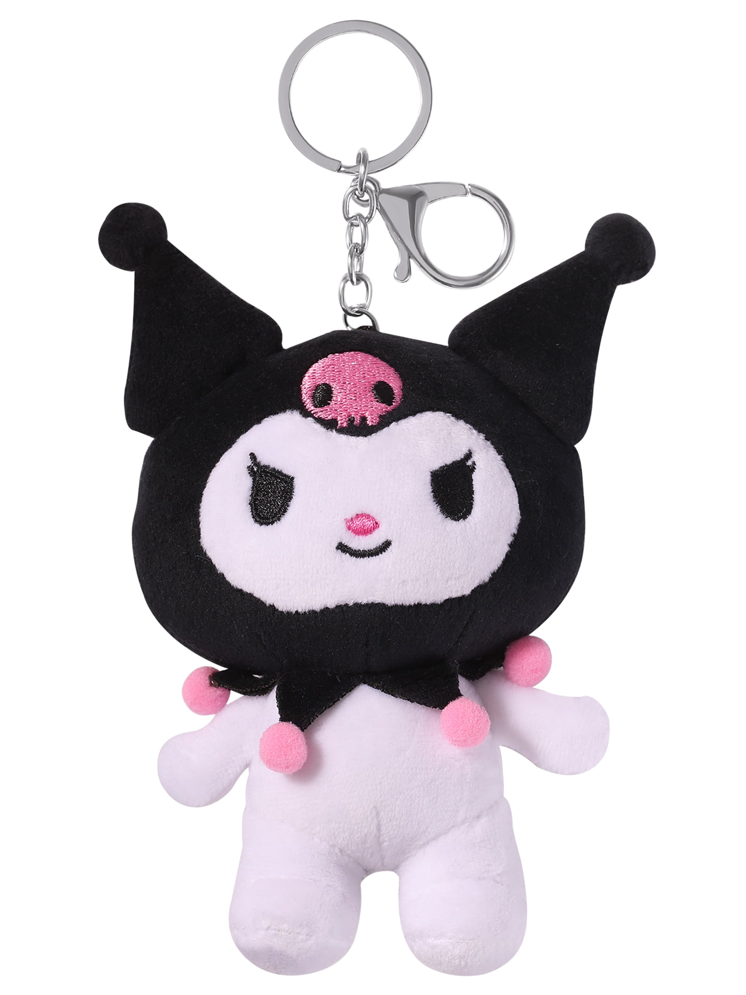 SANRIO Hello Kitty and Friends Kuromi Plush Keychain Charm