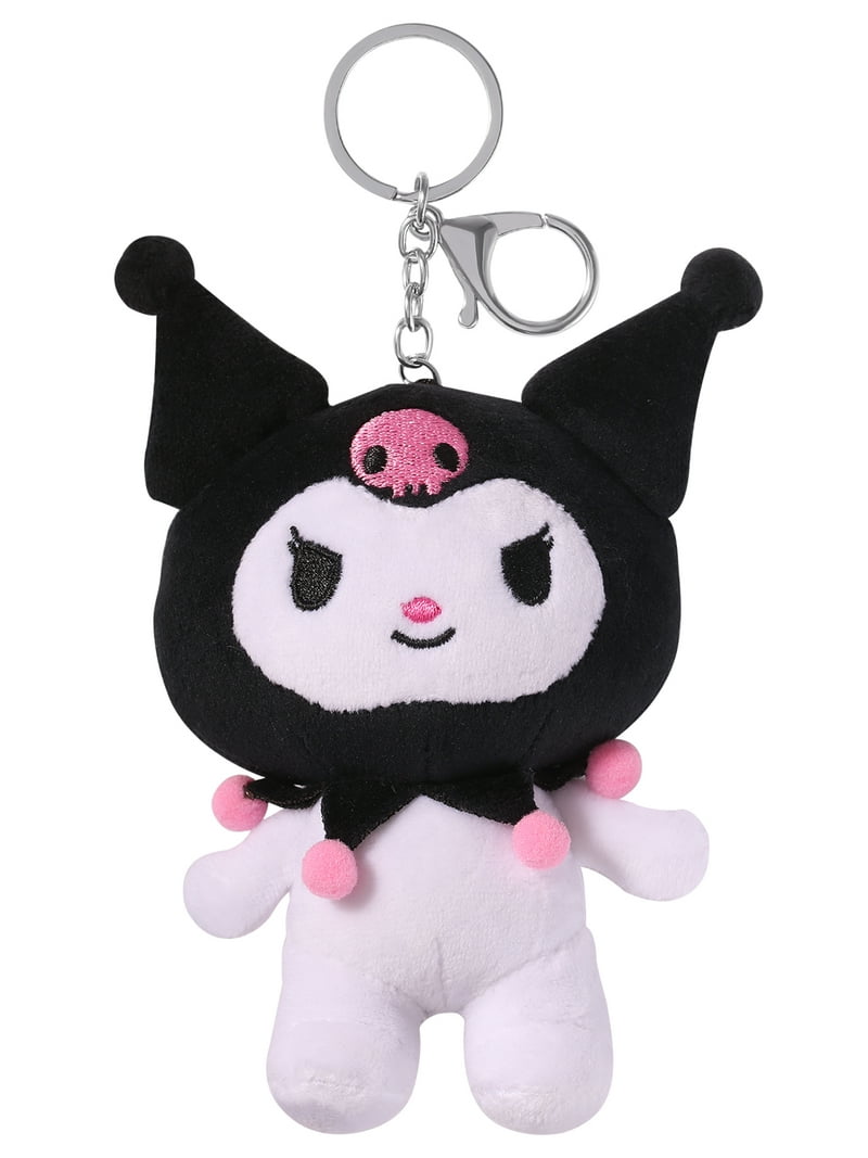 Sanrio Hello Kitty & Friends Kuromi Plush Keychain Charm - Walmart.com