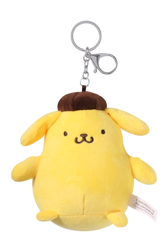 Hello Kitty and Friends Pompompurin Plush Keychain Charm