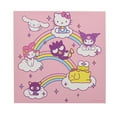 thumbnail image 1 of Sanrio Hello Kitty and Friends Rainbows Canvas Wall Art | 12 x 12 Inches, 1 of 8