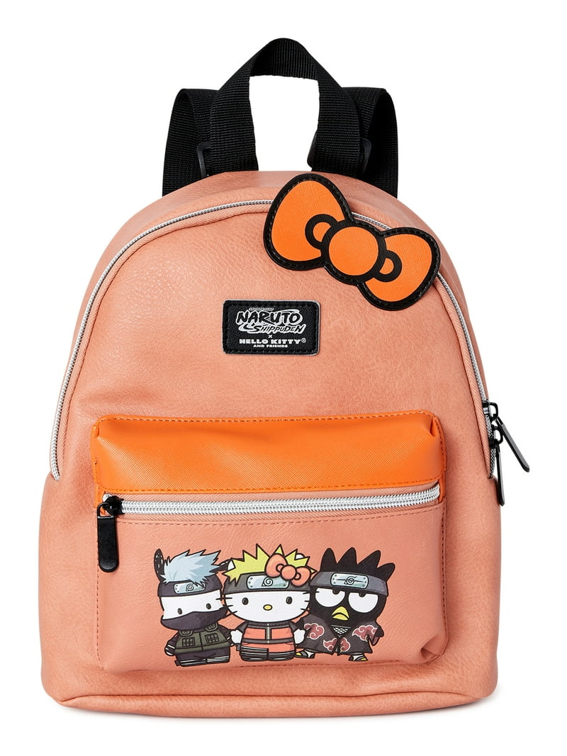 Sanrio Hello Kitty x Naruto Shippuden Women's Mini Backpack Orange -  Walmart.com
