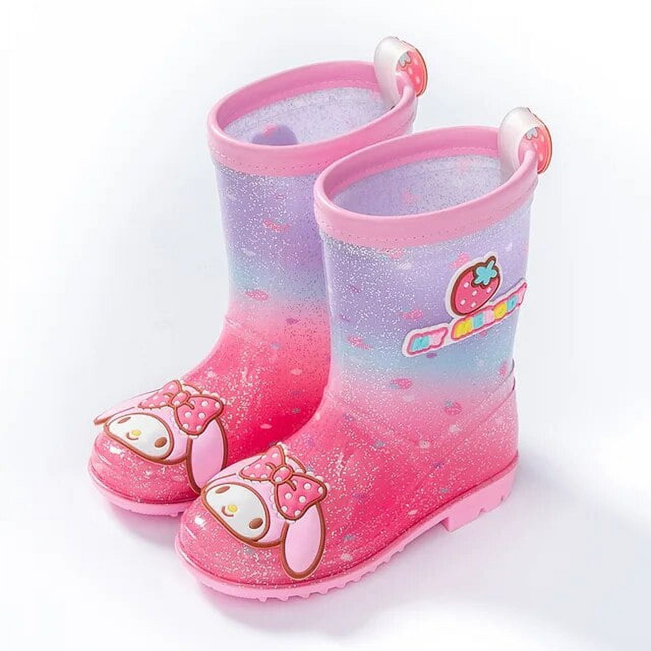 Sanrio Hellokittys My Melody Cinnamoroll Kuromi Kid Rain Boot ...