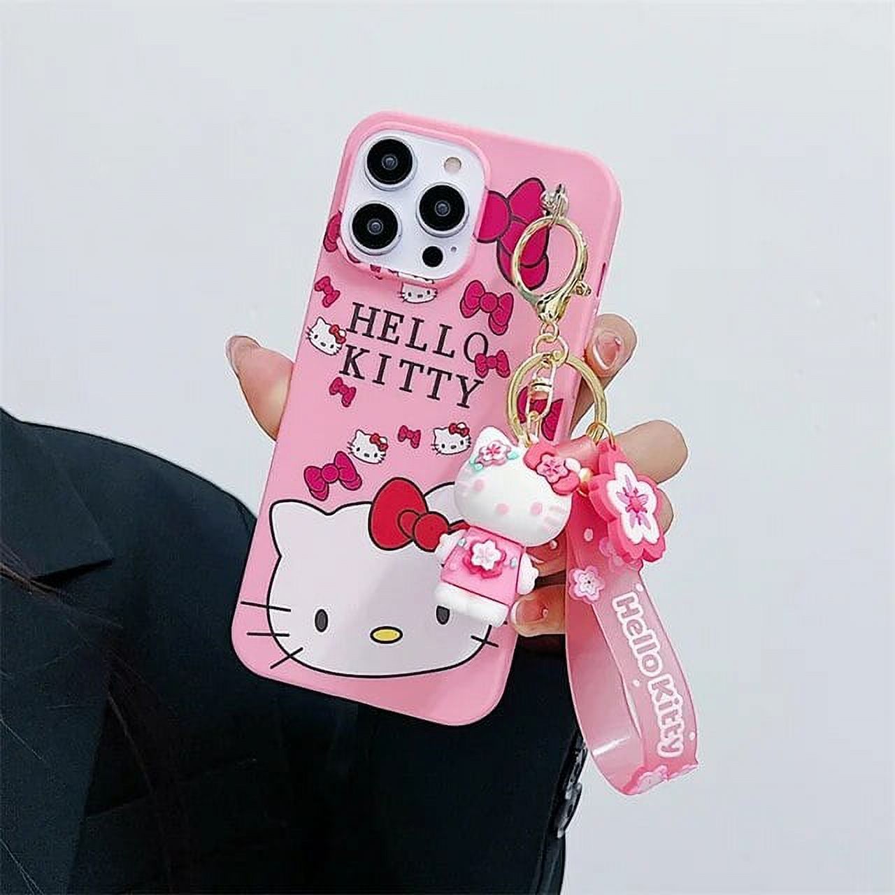 Sanrio Ins Hello Kitty Pink Cat Phone Case for Iphone 15 14 13 11 12