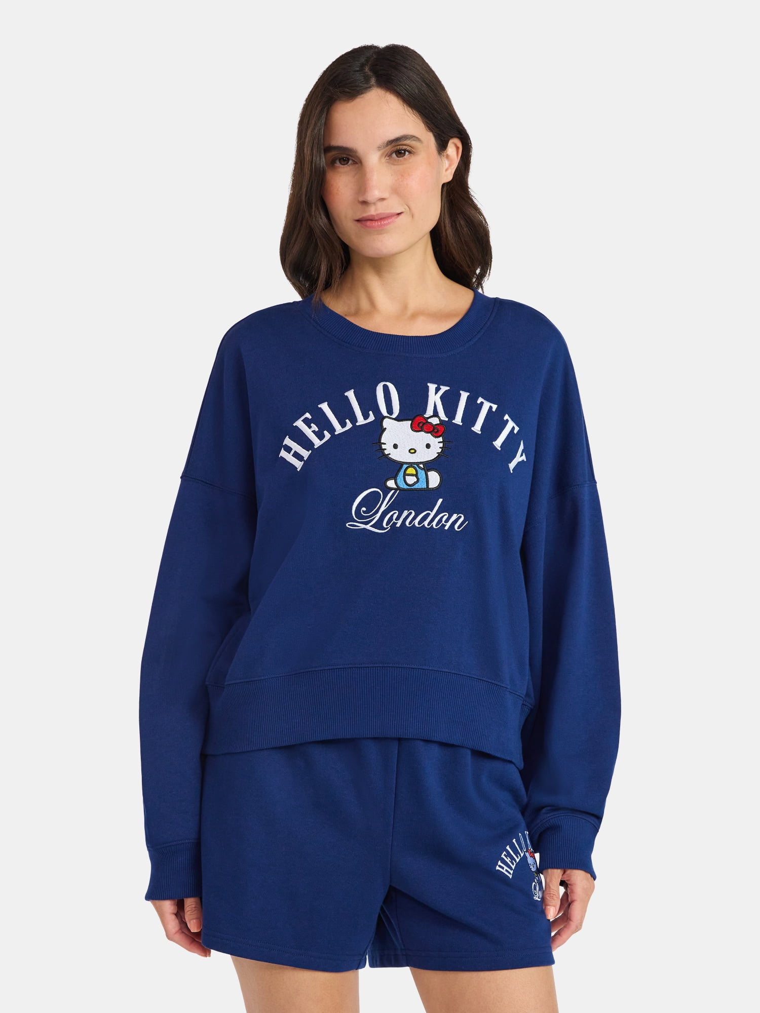 トップス kittyy S Sanrio-Junior-s-Cropped-Boxy-