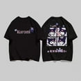 thumbnail image 1 of Sanrio Kawaii Anime Kuromi Cartoon Harajuku Short Sleeve T-Shirt Women Fashion Summer Loose Casual Top Y2k Girl Japan Streetwear, 1 of 25