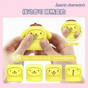 Sanrio Kawaii Change Face Figure Blind Box Cinnamoroll Pochacco My Melody Hello Kitty Kuromi Collectible Toy Kids Birthday Gift