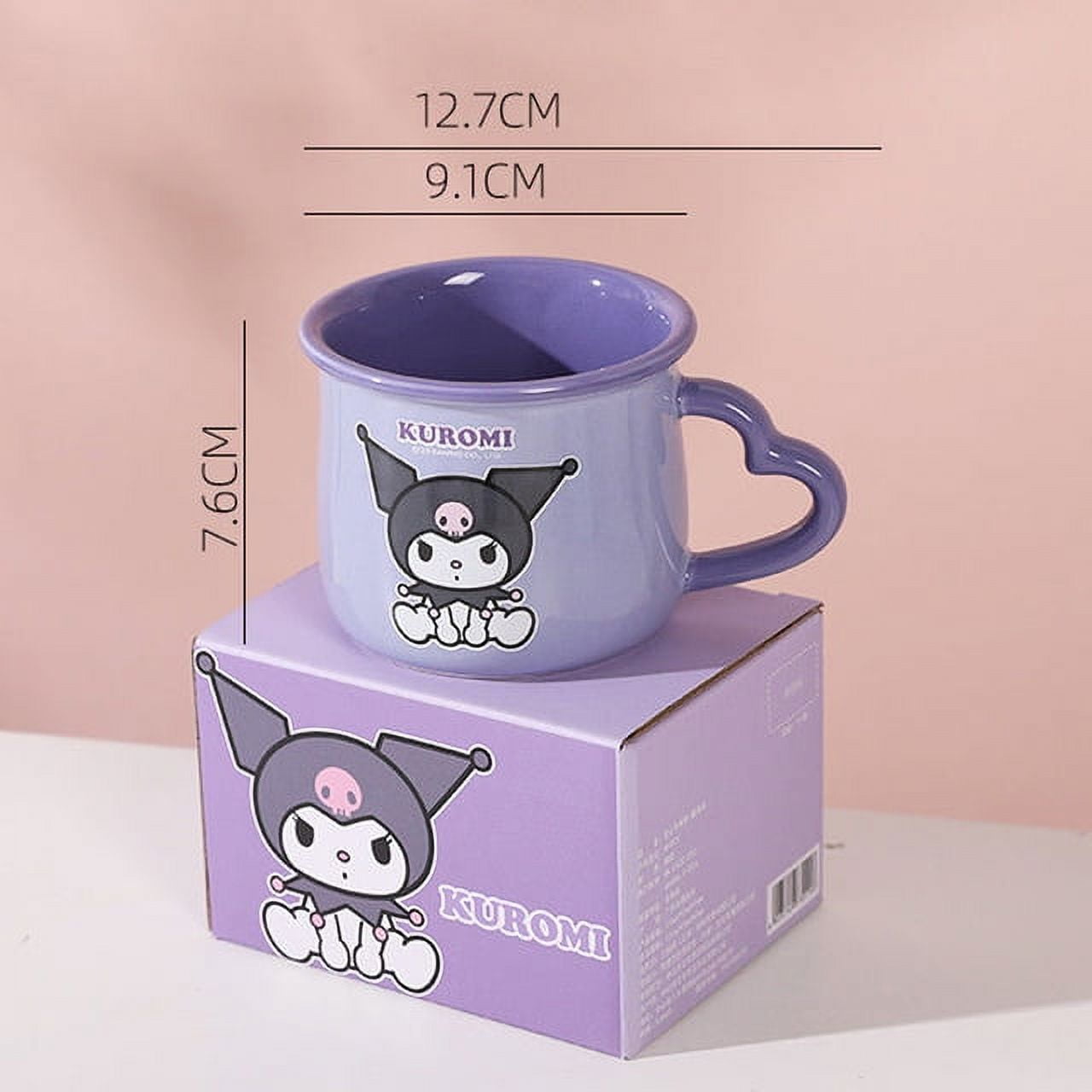 Sanrio Kawaii Cinnamoroll Mug Kuromi My Melody Cute Anime Children ...