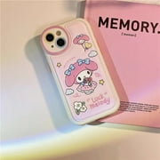 Sanrio Kawaii Cinnamoroll Phone Case My Melody Pom Pom Purin Anime Cartoon Cute Girls Good Looking Durable Anti Fall IPhone Case