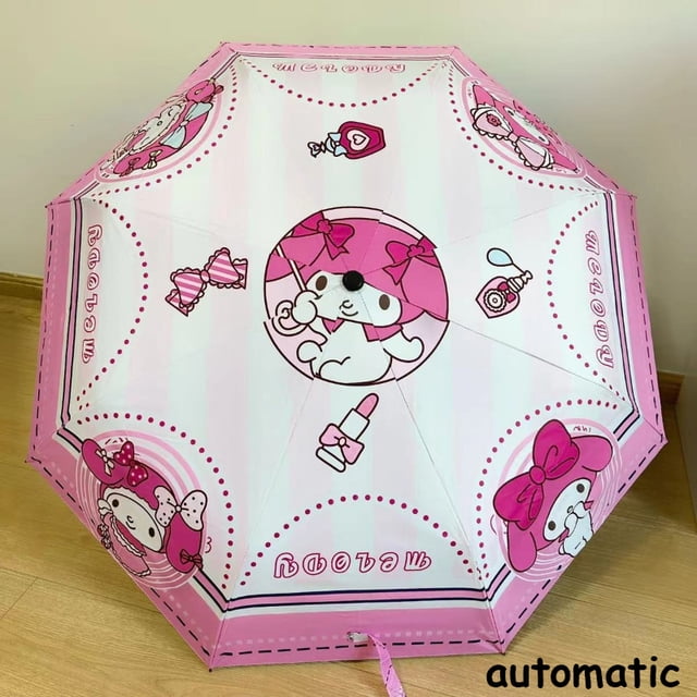 Sanrio Kawaii Cinnamoroll Pochacco Umbrella Hello Kitty Mymelody Girl ...