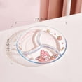 thumbnail image 1 of Sanrio Kawaii Hello Kitty Glass Plate Cinnamoroll My Melody Anime Home Fruit Snack Side Dish Multifunctional Compartmented Plate, 1 of 13