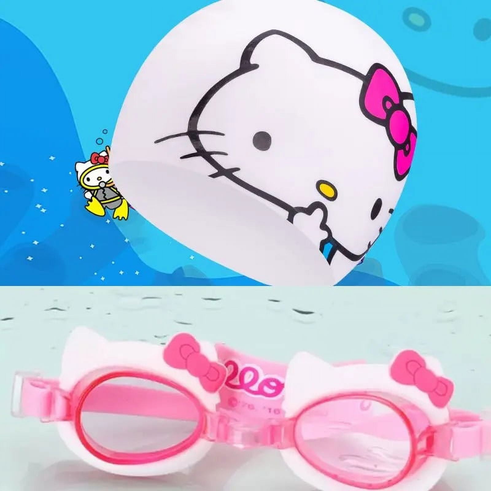 Sanrio Kawaii Hello Kitty Goggles Cartoon Cute Waterproof AntiFog Baby