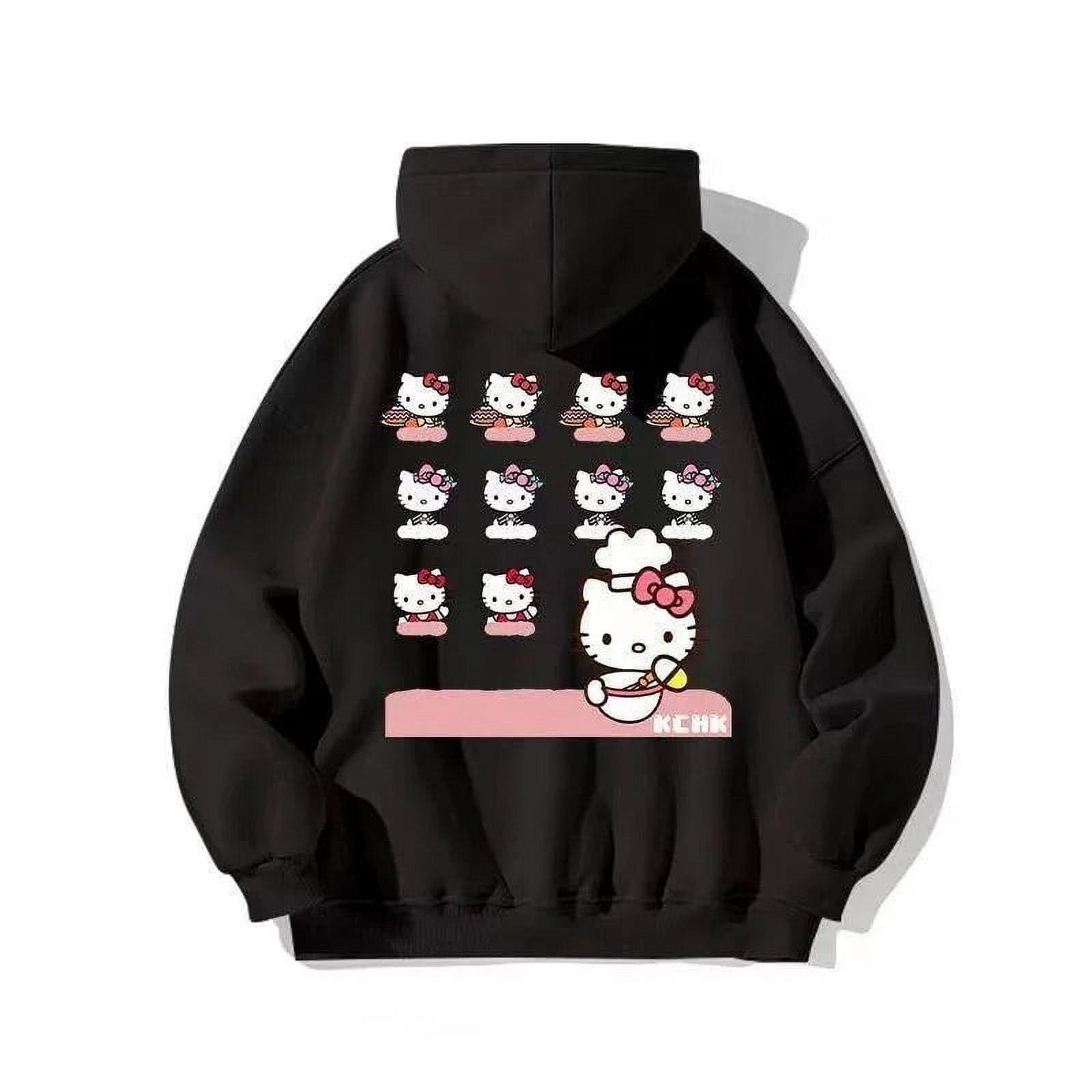 Sanrio Kawaii Hello Kitty Hoodie Clothes Women New Autumn Winter sanrio-kawaii-hello-kitty-hoodie-clothes-women-new-autumn-winter