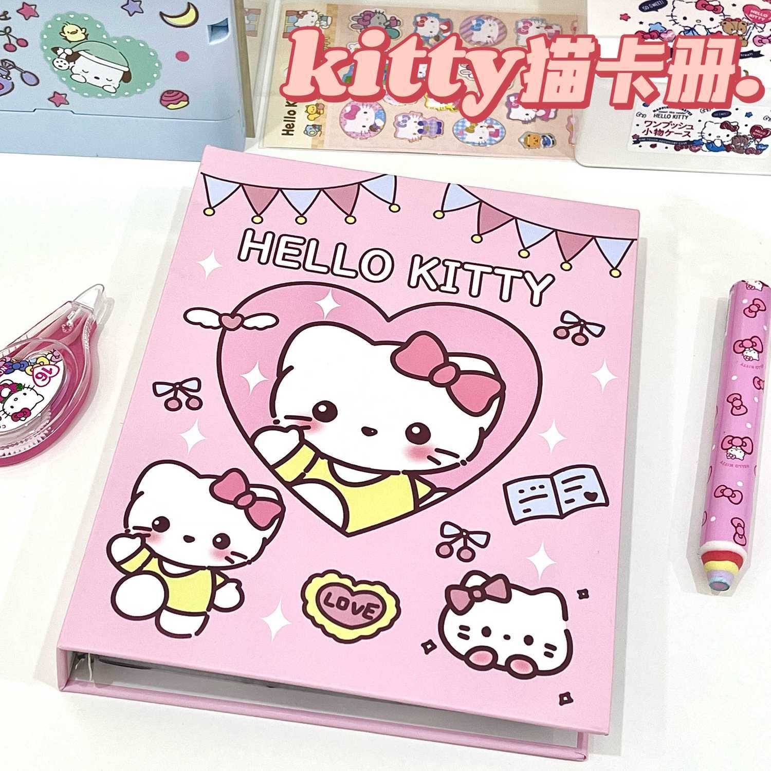 Sanrio Kawaii Hello Kitty Idol Card Album Cute Niche High-Value Four ...