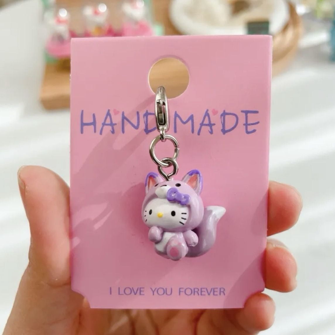Sanrio Kawaii Hello Kitty Keychain Cute Anime Backpack Pendant ...