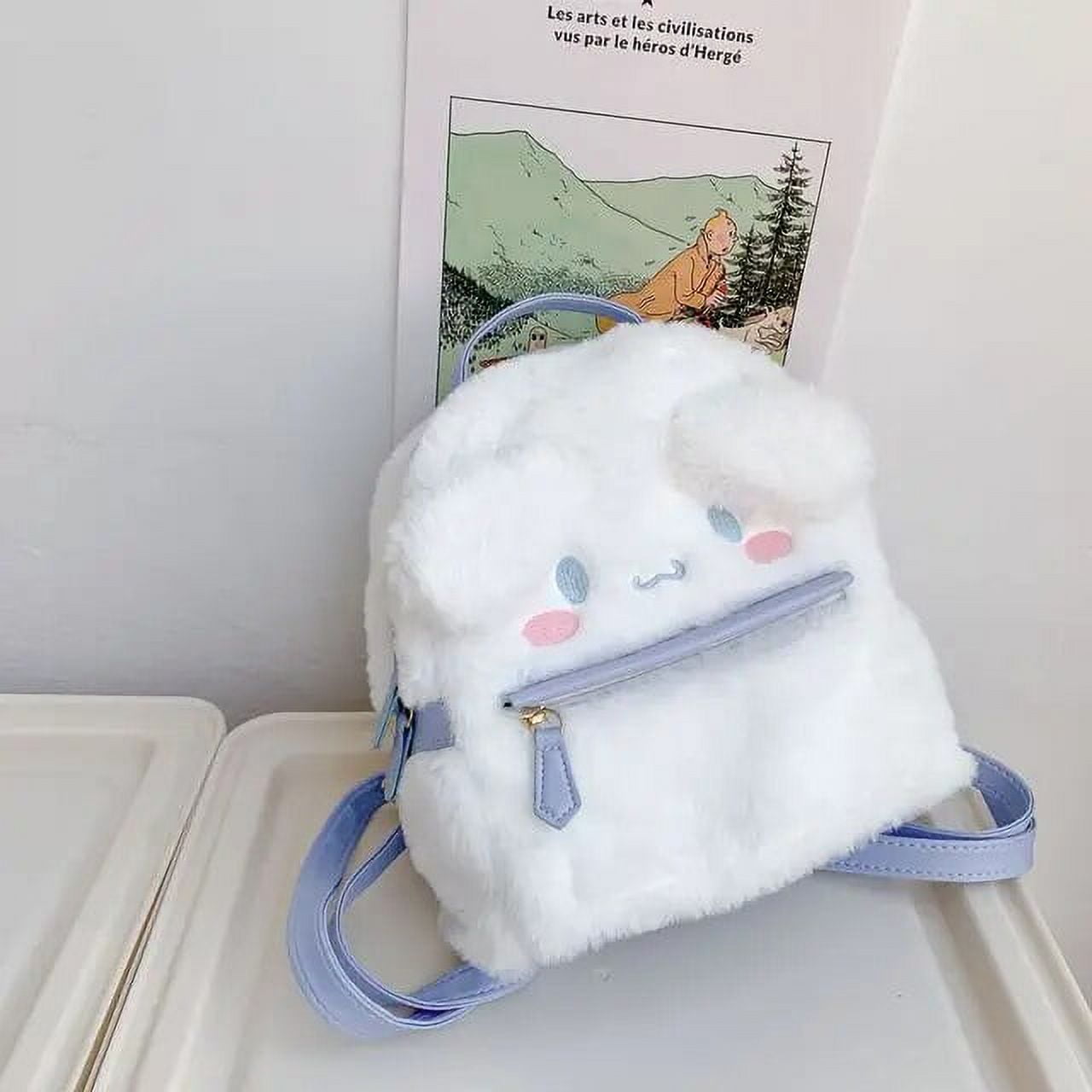 Sanrio Kawaii Hello Kitty Plush Cinnamon Roll Backpack My Melody Bag