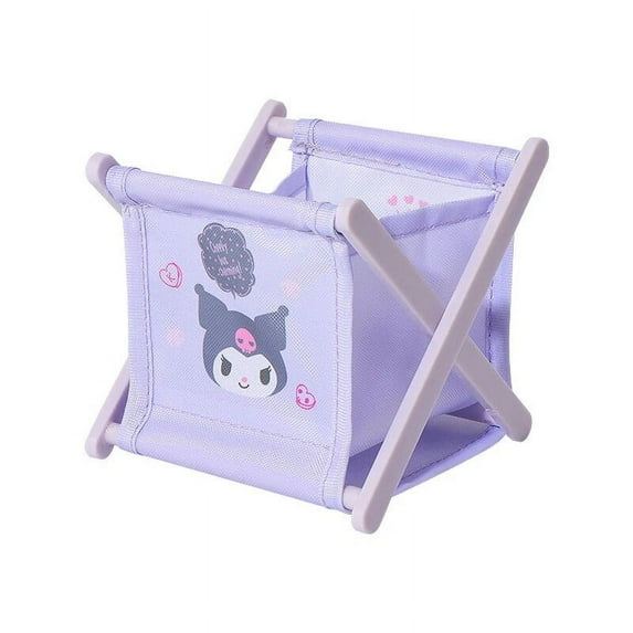 Sanrio Kawaii Hello Kitty Storage Box Cinnamoroll My Melody Kuromi Cartoon Cute Folding Shelf Ins Anime Desktop Storage Box Gift