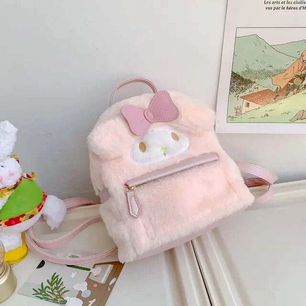Sanrio Kawaii Hello Kitty Plush Cinnamon Roll Backpack My Melody Bag
