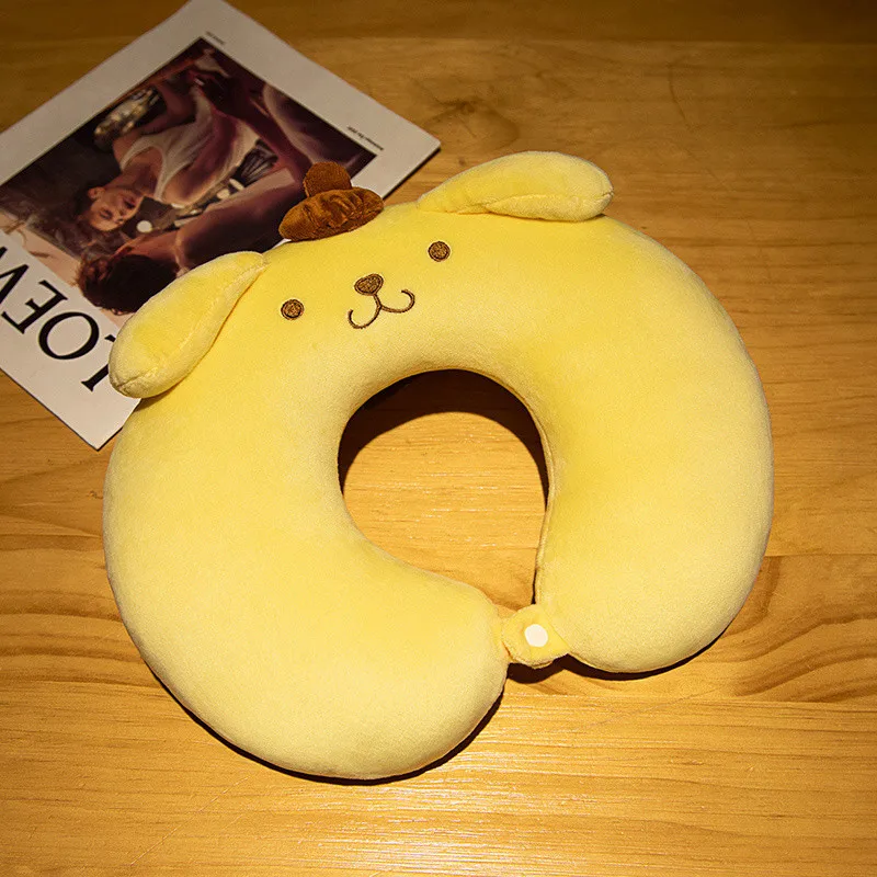 Sanrio Kawaii Kuromi Cinnamoroll Plush Doll U shaped Neck Pillow Anime Cartoon Cute Travel Nap Pillow Boy Girl Holiday Gift HUIFEIFEI Walmart