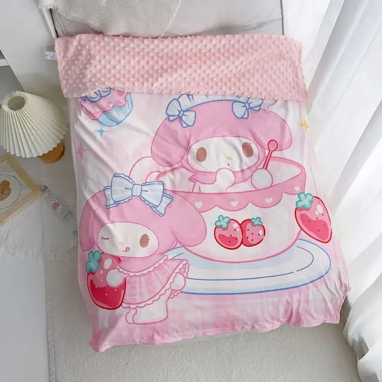 Sanrio Kawaii Kuromi My Melody Babys Blanket Kids Comfort Blanket Cute