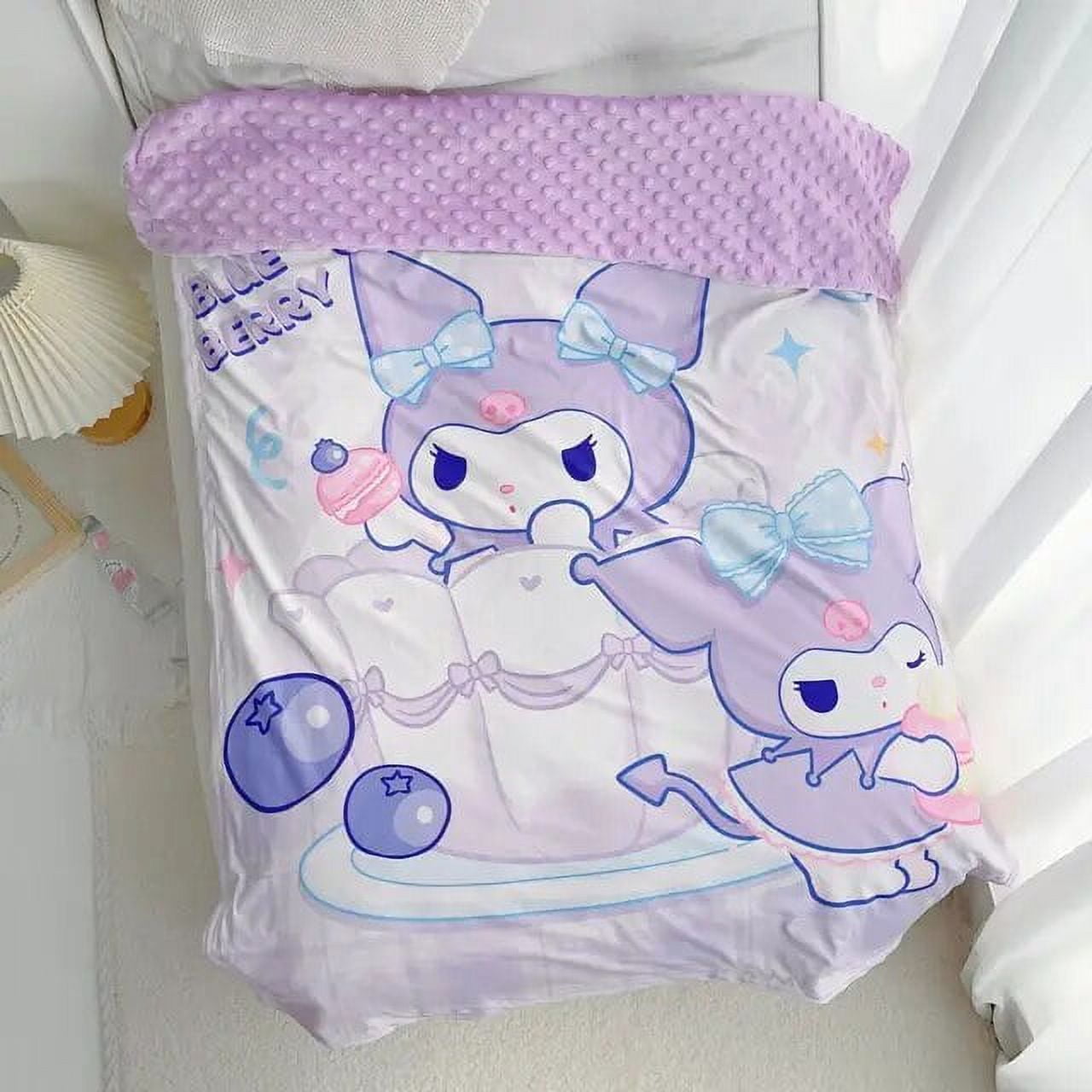 Sanrio Kawaii Kuromi My Melody Babys Blanket Kids Comfort Blanket Cute