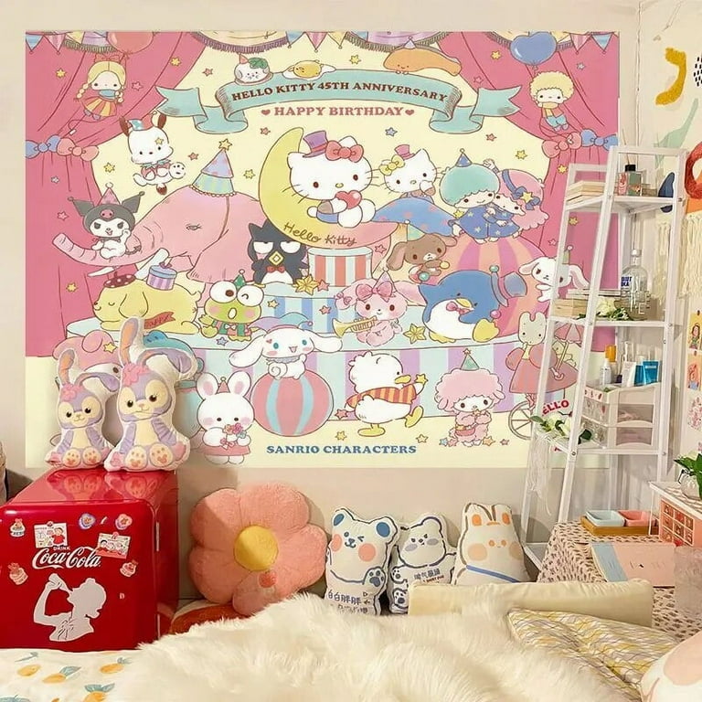 Sanrio Kawaii Kuromi Poster Cinnamoroll My Melody Anime Cute ...