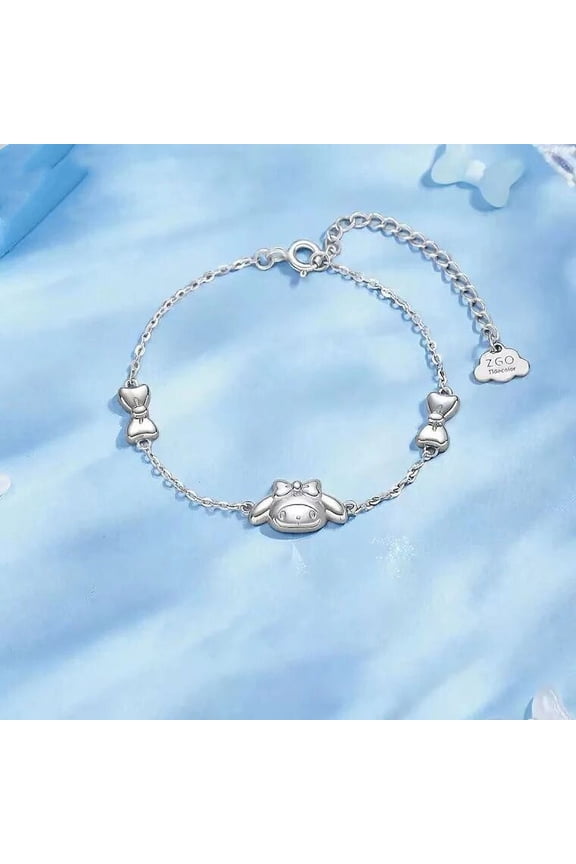 Sanrio Kawaii My Melody Bracelet hello kitty cinnamoroll Girl Cartoon Sweet Simple ins Fashion bestie couple Bracelet