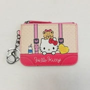 Sanrio Keroppi Card Holder Kuromi Keychain Hello Kitty Coin Purse My Melody Wallet Cinnamoroll Pompom Purin Pochacco Pendant