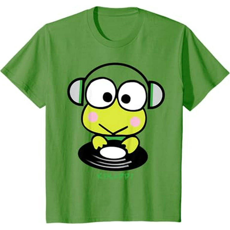 Keroppi Dj Record Spin Tee Shirt Keroppi Dj Record Spin Tee Shirt