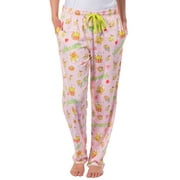 Sanrio Keroppi Women's Pajama Pants Allover Print Adult Lounge Sleep Bottoms (MD)