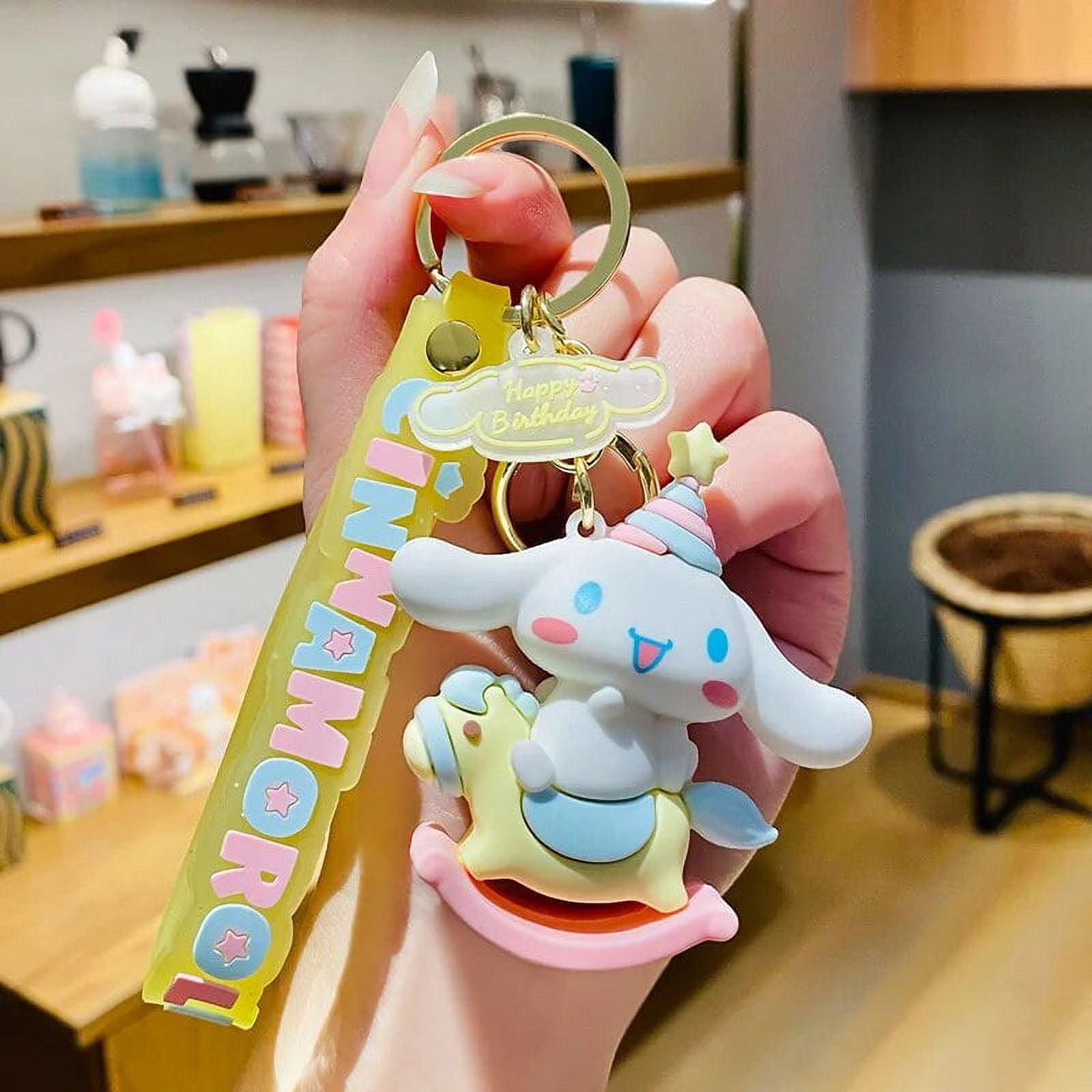 Sanrio Keychain Cute My Melody Cinnamoroll Hello Kitty Kulomi Dolls