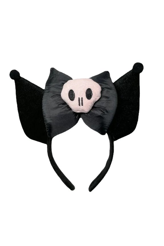 Sanrio Kulomi Head Strap Melody Cinnamon Curly Hair Ornament Hairband Autumn Winter Anime Kawaii Plush Doll Hair Cord Girl Gift