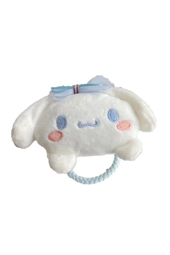 Sanrio Kulomi Head Strap Melody Cinnamon Curly Hair Ornament Hairband Autumn Winter Anime Kawaii Plush Doll Hair Cord Girl Gift