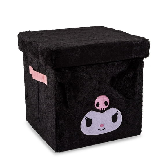 Sanrio Kuromi 13-Inch Plush Storage Bin With Lid